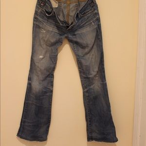 Angel Bootcut Mom Jeans